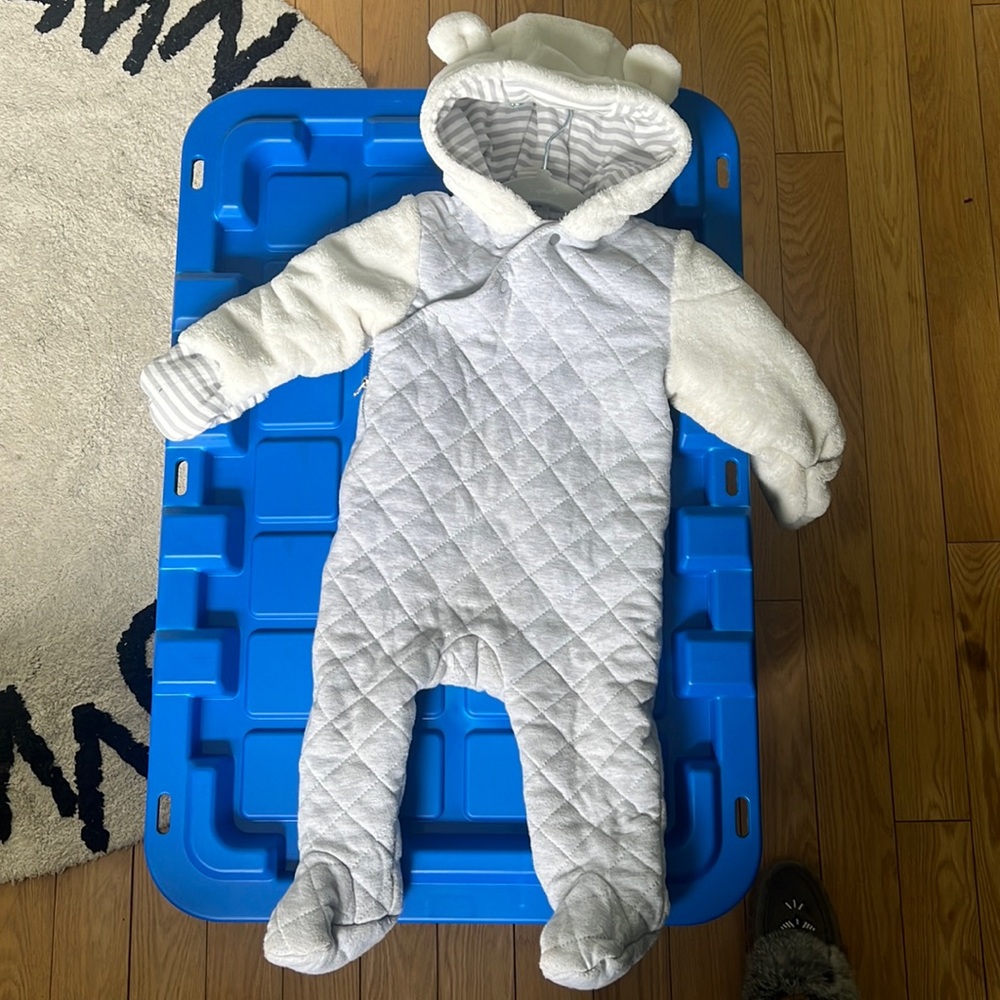 9-12m bunting suit.